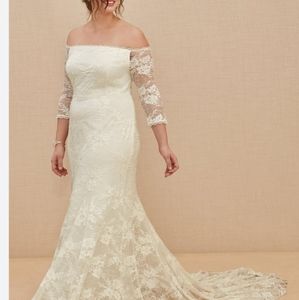 Off white wedding dress